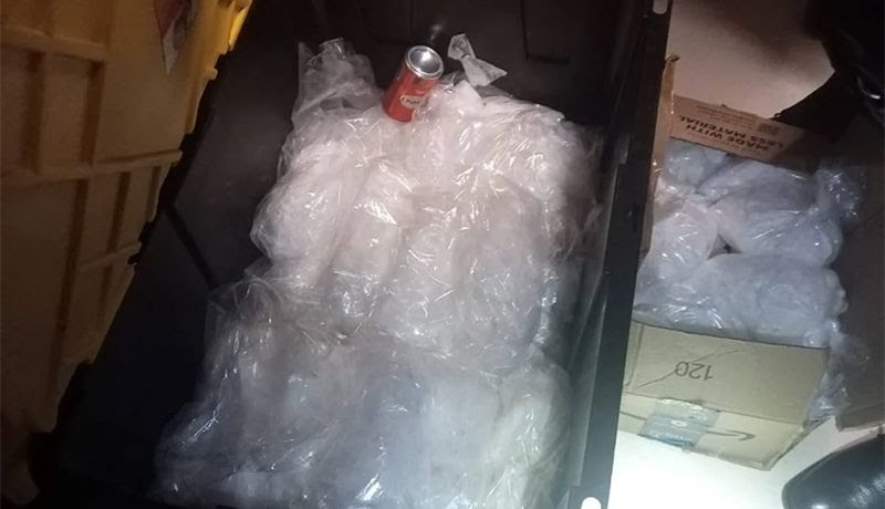Ejército Mexicano, Guardia Nacional y FGR aseguran fentanilo, metanfetamina y cocaína en Baja California