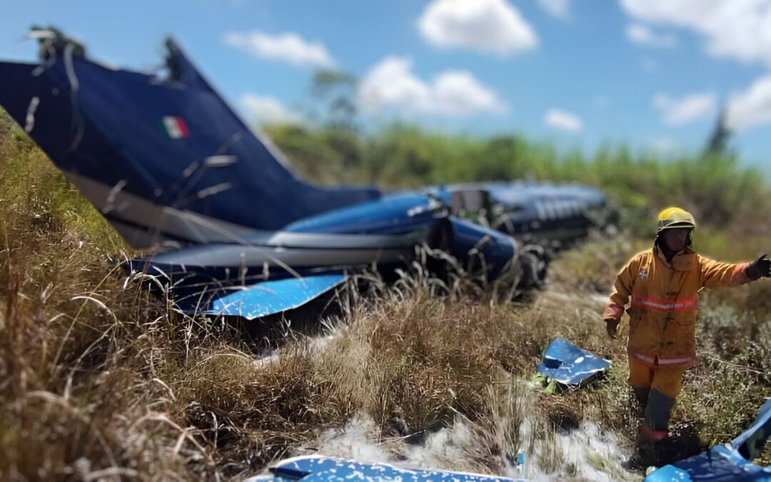 Aterrizaje de Emergencia en El Lencero: Aeronave LearJet se Sale de la Pista