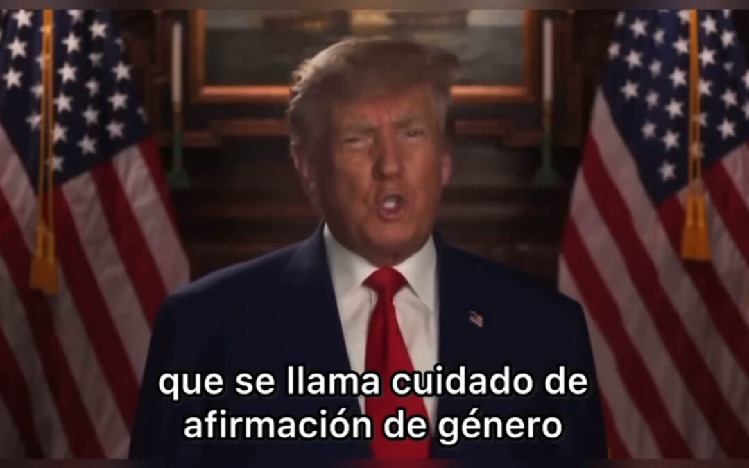 Trump anuncia política contra la transición de género para menores en 2025